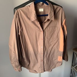Aritzia Wilfred Free Relaxed Button Down Shirt